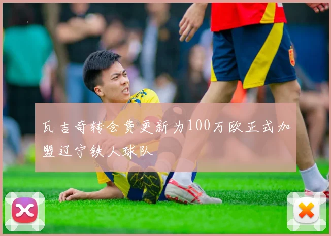 瓦吉奇转会费更新为100万欧正式加盟辽宁铁人球队